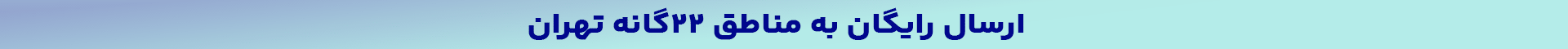 بنر ارسال رایگان تهران