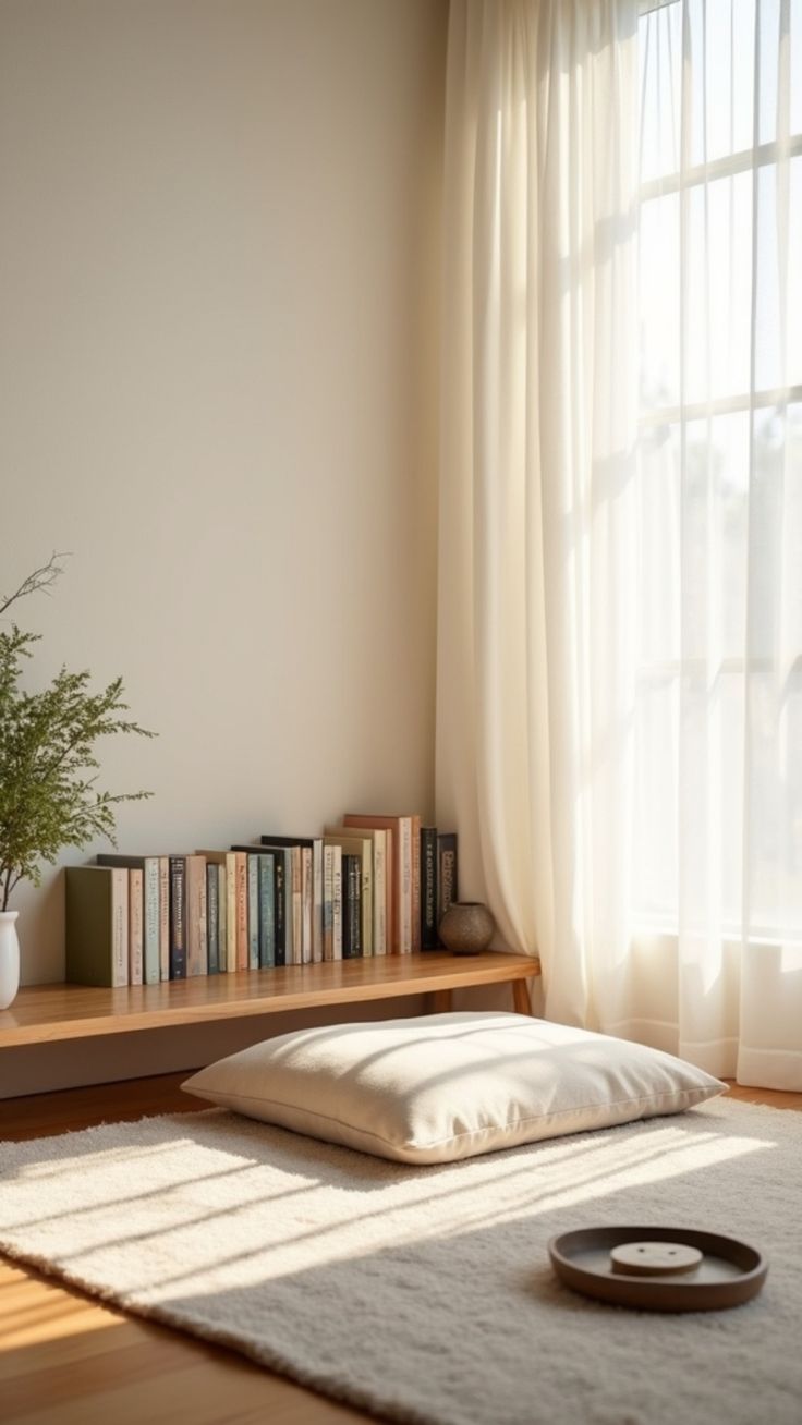فضای مدیتیشن در خانه