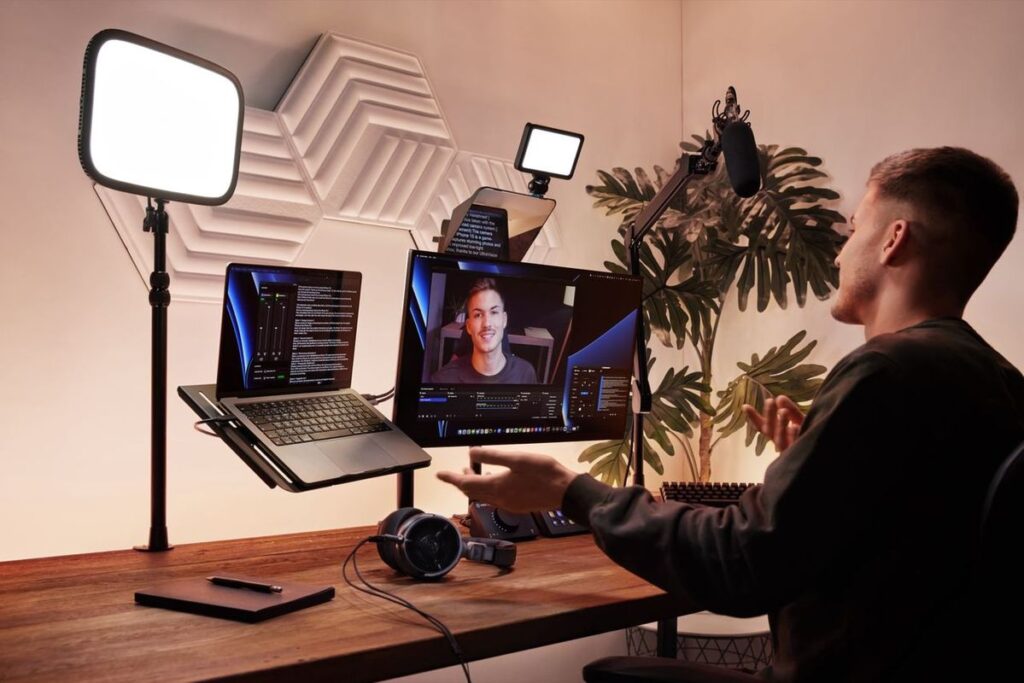 بهینه‌سازی نورپردازی برای جلسات ویدیویی