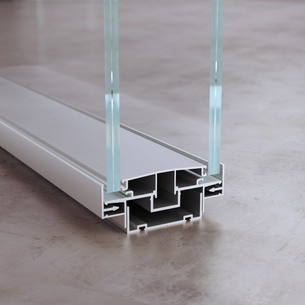 پروفیل پارتیشن شیشه ای دوجداره