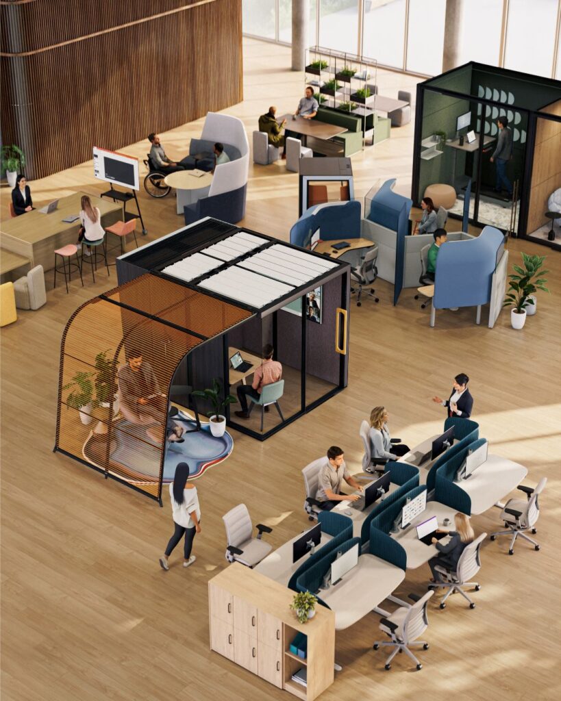 فضاهای کاری منعطف و پویا