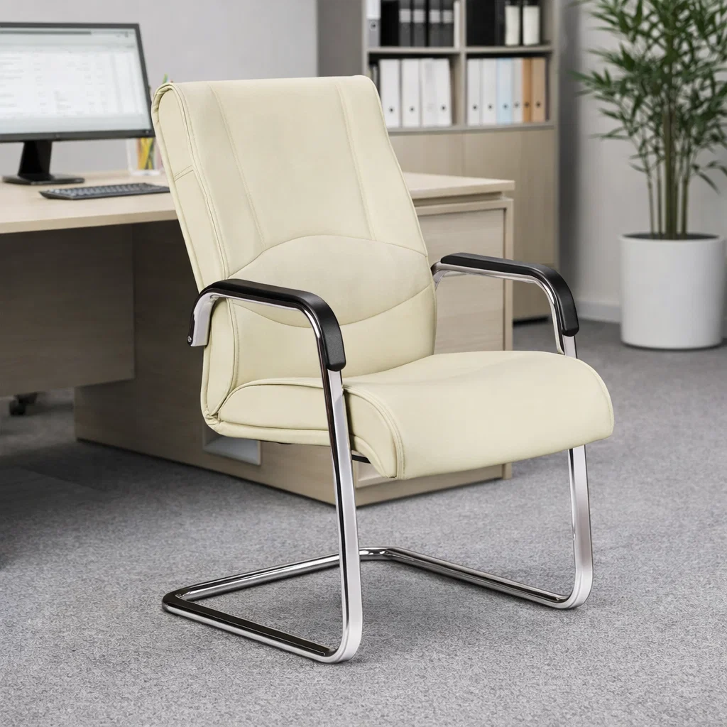 صتدلی کتفرانس دسته دار چرمی