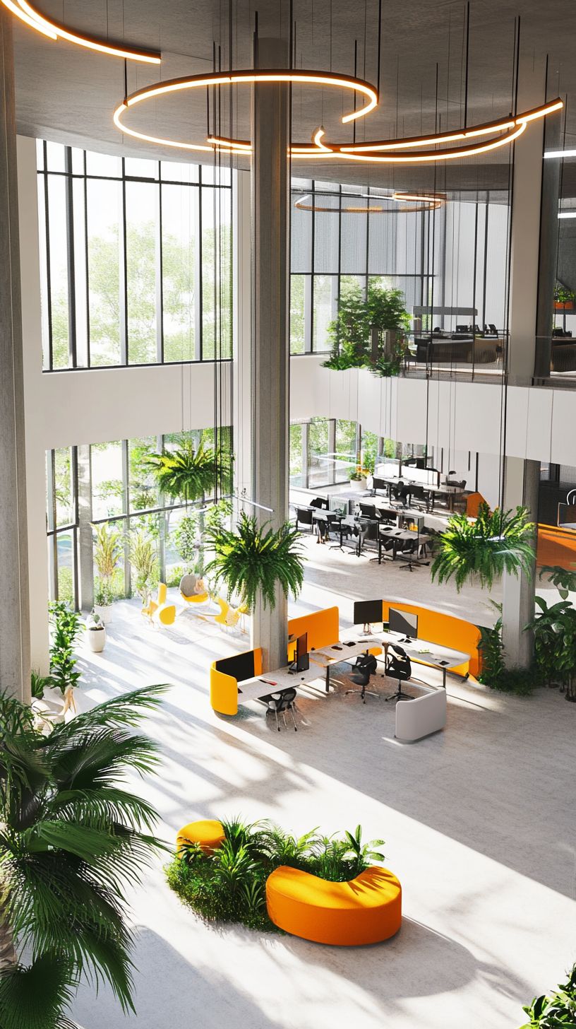 طراحی بیوفیلیک در دکوراسیون اداری 2026